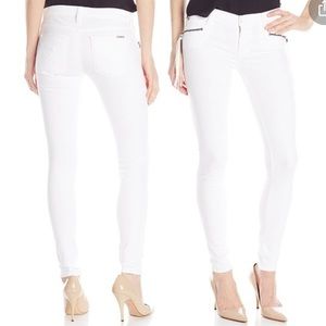 Hudson Jeans Spark Tassel White Jeans